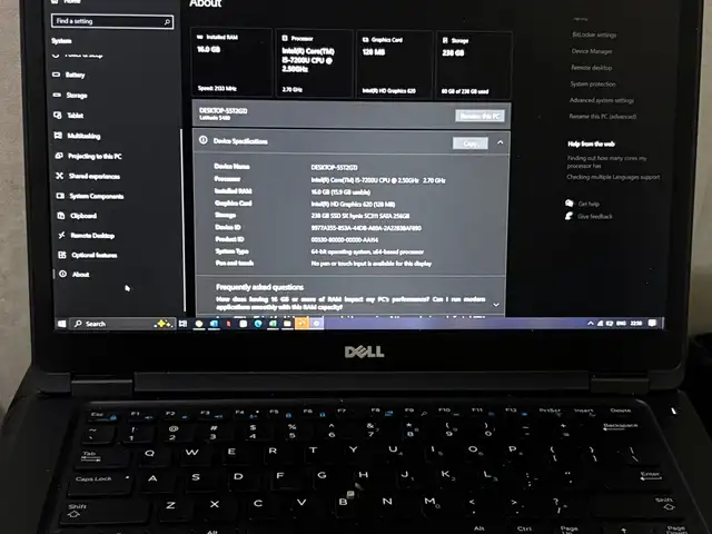 Dell 14'', Intel Core i5, 16 GB RAM, 256 GB, Улаанбаатар — Сүхбаатар — 3-р хороо