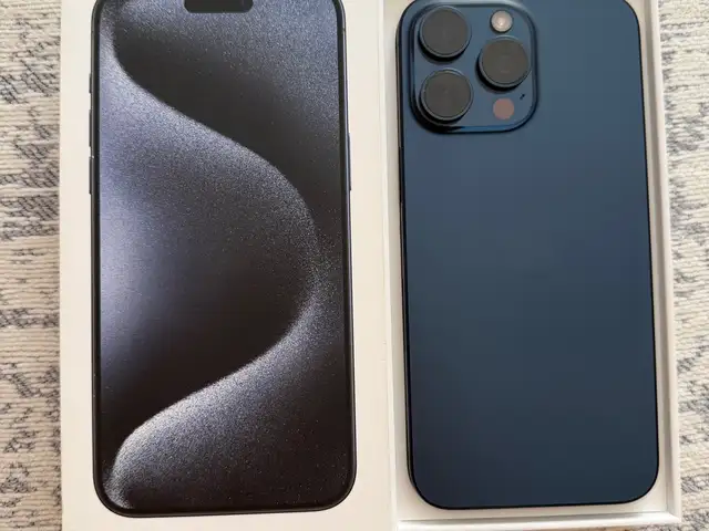 Apple iPhone 15 Pro Max, 256 gb, Blue Titanium, Өвөрхангай