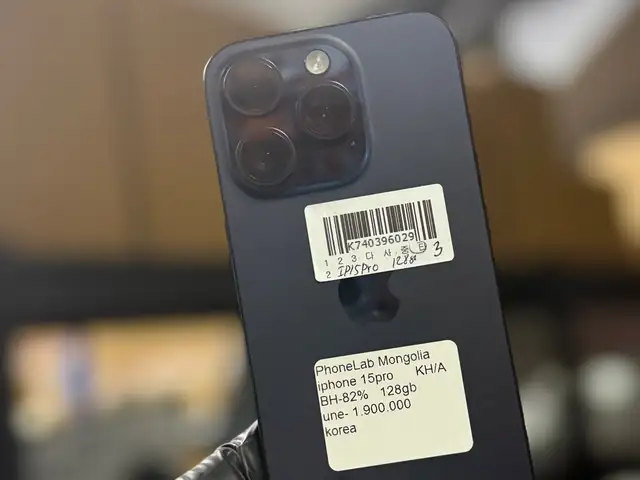Apple iPhone 15 Pro, 128 gb, Blue Titanium, Улаанбаатар — Баянгол — 3, 4 хороолол