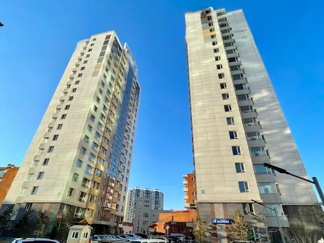Энхтайвны гүүрний баруун талд энхтайван хотхонд 80мкв мастертай 3 өрөө, Улаанбаатар — Хан-Уул — 1-р хороо