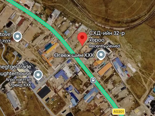Эмээлтэд зам дагуу өмчлөх газар 0.5га, Улаанбаатар — Сонгинохайрхан — 32-р хороо