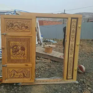 Сийлбэртэй 6 ханатай гэрийн хаалга, Улаанбаатар — Чингэлтэй — 24-р хороо