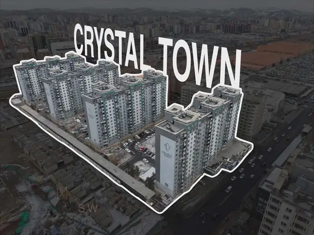 Бзд crystal town 3 өрөө байр 111.75мкв, Улаанбаатар — Баянзүрх — 26-р хороо