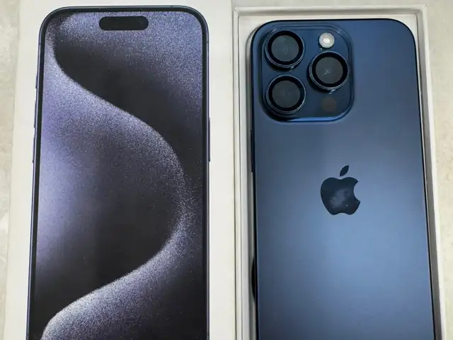 Apple iPhone 15 Pro, 256 gb, Blue Titanium, Улаанбаатар — Баянзүрх — 14-р хороолол