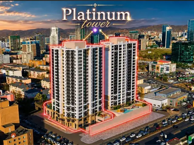 Сбд 𝟐-р хороо plantinum tower хотхонд 𝟓 өрөө байр 161.64, Улаанбаатар — Сүхбаатар — 2-р хороо