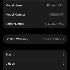 Apple iPhone 17 Pro, 256 gb, Улаанбаатар — Сонгинохайрхан — 1-р хороолол