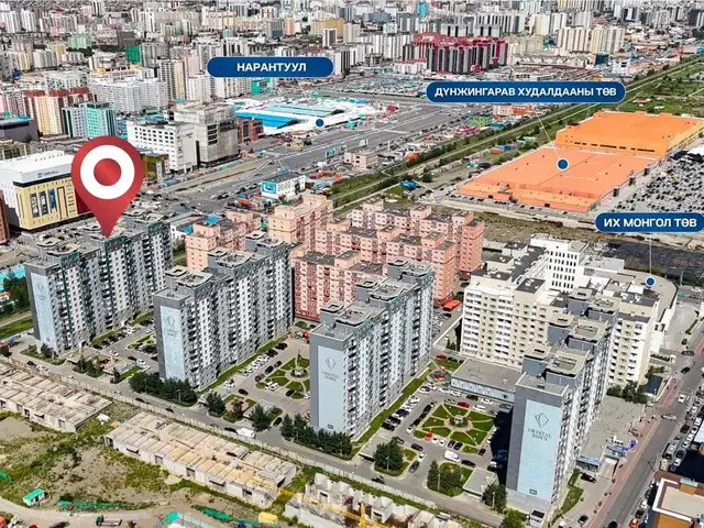 Бзд, crystal town хотхон 3 өрөө байр 99.8мкв, Улаанбаатар — Баянзүрх — 26-р хороо