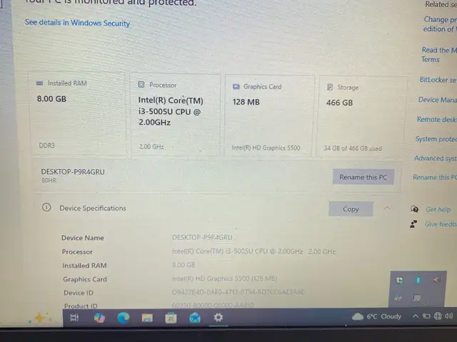 Lenovo 14'', Intel Core i3, 8 GB RAM, 512 GB, Улаанбаатар — Баянгол — 10-р хороолол
