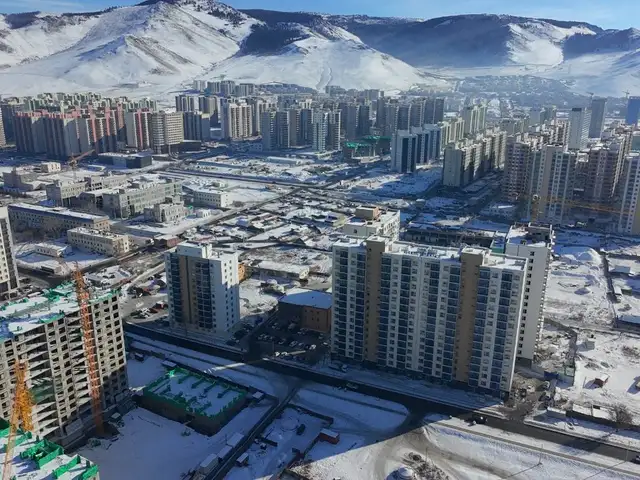 Хүлэг ресидэнс хотхонд 3 өрөө 61m2, Улаанбаатар — Хан-Уул — 24-р хороо