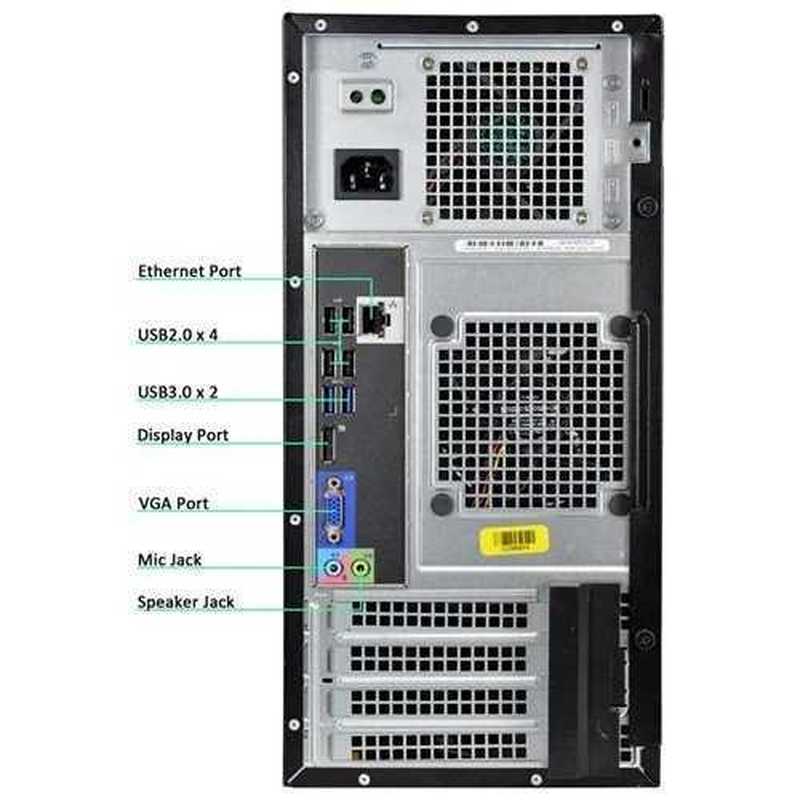 Dell optiplex 3020 mini tower / i5-4460 3.40ghz / 8gb / 128gb / hd