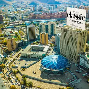 Циркийн баруун талд time classic tower 128 мкв 5 өрөө, Улаанбаатар — Сүхбаатар — Цирк