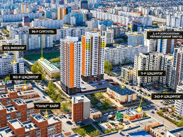 Одод хотхонд 50мкв байр 2 өрөө байр, Улаанбаатар — Баянгол — Модны 2