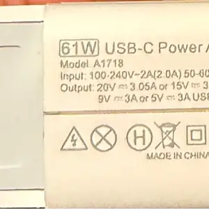 Macbook 61w power adapter usb-c., Улаанбаатар — Чингэлтэй — 40 мянгат