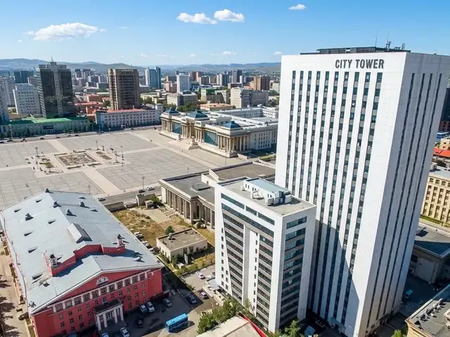 Сүхбаатарын талбайн зүүн талд city tower-т 91 м.кв оффис, Улаанбаатар — Сүхбаатар — 7-р хороо