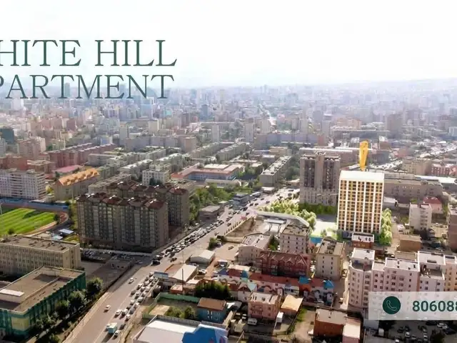 Бзд 30-р хороо white hill apartment 54.85м2 2 өрөө, Улаанбаатар — Баянзүрх — 30-р хороо