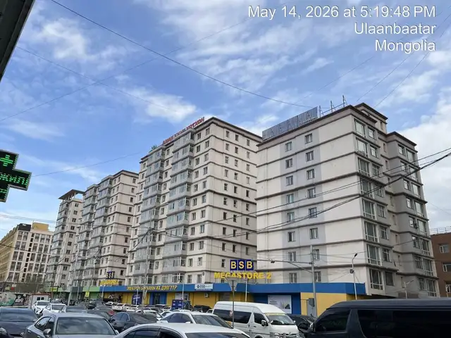 Аманхуур хотхонд 2 өрөө 39.2m2, Улаанбаатар — Баянзүрх — 14-р хороолол