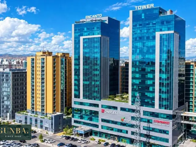 Encanto tower энканто тауэр 4 өрөө 107.74мкв, 2 дулаан зогсоолтой, Улаанбаатар — Баянзүрх — 26-р хороо